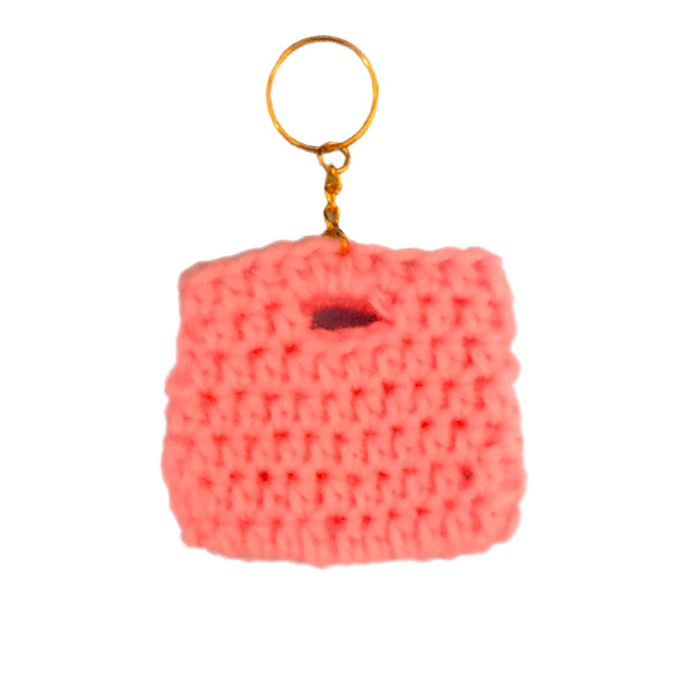 Crochet Farmer’s Market Bag Keychain